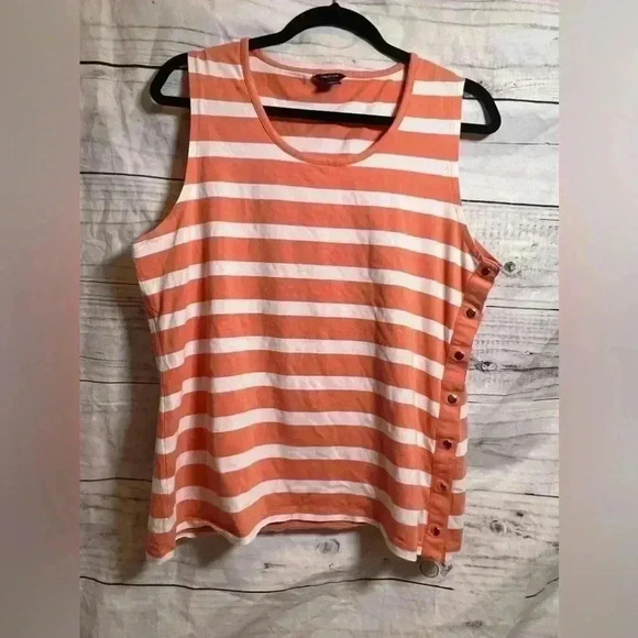 Nautica sleeveless striped tank top - Picture 1 of 5
